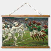 Ruck der Iren! 🏉🍀 Wandteppich Mit Holzrahmen (Vorne)