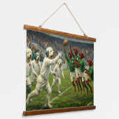 Ruck der Iren! 🏉🍀 Wandteppich Mit Holzrahmen (Gewinkelt)