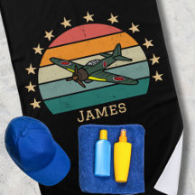 Rück des militärischen Kampfflugzeugs des Zweiten 