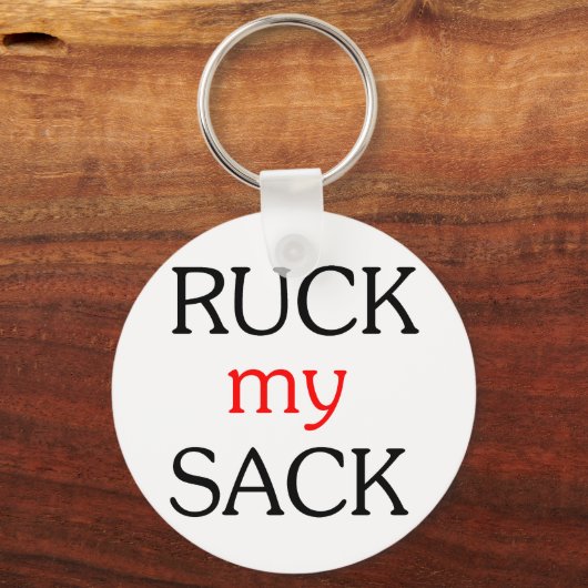 Ruck meinen Sack Schlüsselanhänger (Vorderseite)