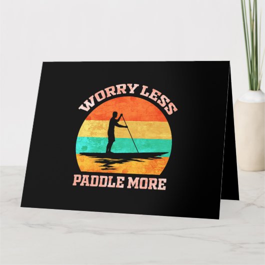 Rück-Rück-Rumpf-Rumpf-Rumpf-Vintager SUP Karte (Vorderseite)