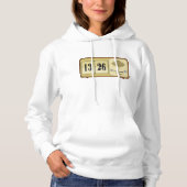 Rück-Uhr-Radio Hoodie (Vorderseite)