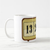 Rück-Uhr-Radio Kaffeetasse (Links)