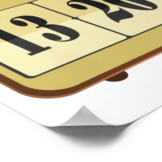 Rück-Uhr-Radio Poster (Ecke)