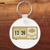 Rück-Uhr-Radio Schlüsselanhänger (Vorderseite)