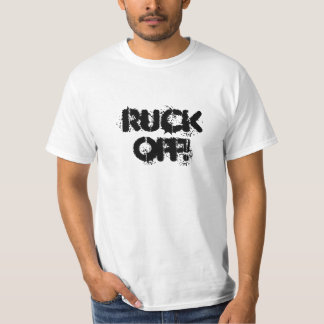 Ruck weg! Das Rugby-Slogan-T-Shirt der Männer T-Shirt