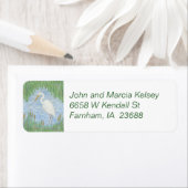 Rückadresslabel von White Egret (Insitu)