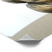 Rückansicht des Bodybuilders Poster (Ecke)