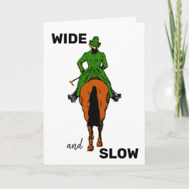 Rückansicht des Pferdes Karte