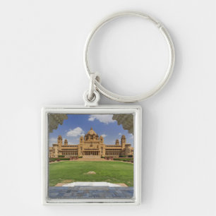Rückansicht des Umaid Bhawan Palace Hotels, Jodjpu Schlüsselanhänger