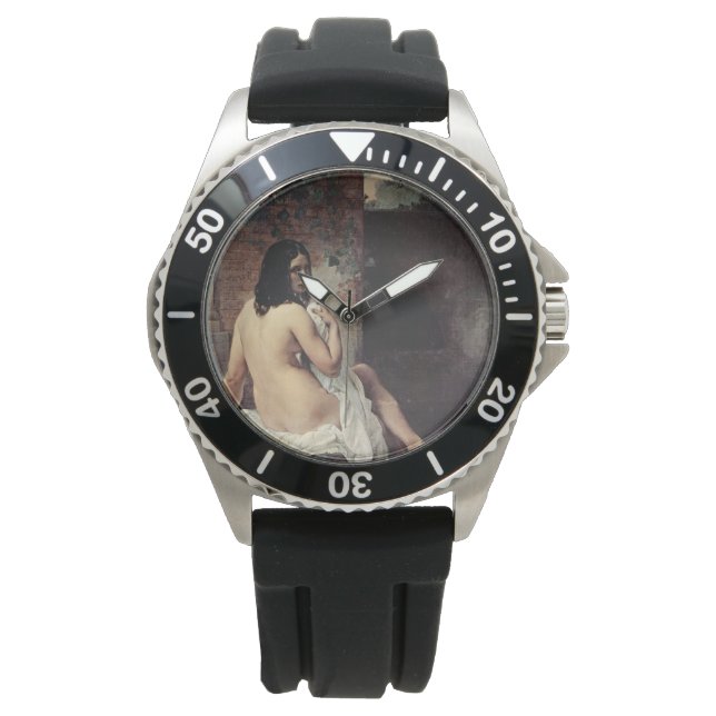 Rückansicht eines Bather (Francesco Hayez) Armbanduhr (Vorderseite)