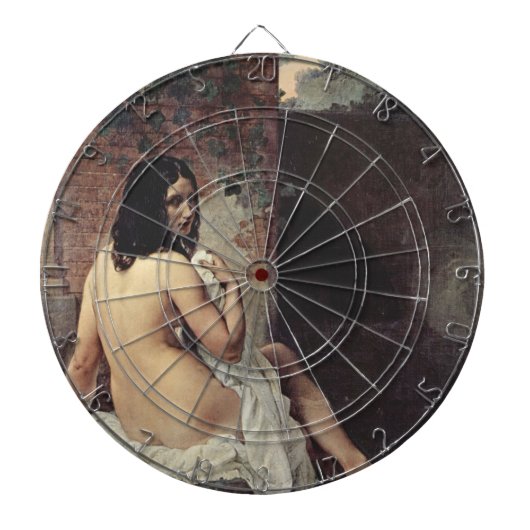 Rückansicht eines Bather (Francesco Hayez) Dartscheibe (vorne)