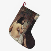 Rückansicht eines Bather (Francesco Hayez) Großer Weihnachtsstrumpf (Vorderansicht (hängend))
