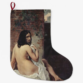 Rückansicht eines Bather (Francesco Hayez) Großer Weihnachtsstrumpf