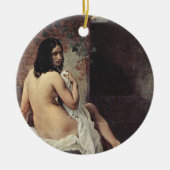 Rückansicht eines Bather (Francesco Hayez) Keramik Ornament (Vorne)