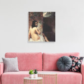 Rückansicht eines Bather (Francesco Hayez) Leinwanddruck (Insitu (Wohnzimmer))