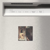 Rückansicht eines Bather (Francesco Hayez) Magnet (In Situ (Geschirrspüler))