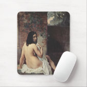 Rückansicht eines Bather (Francesco Hayez) Mousepad (Mit Mouse)