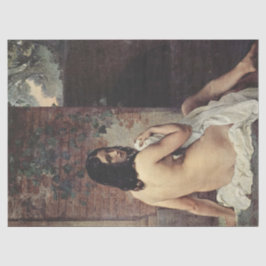 Rückansicht eines Bather (Francesco Hayez) Seidenpapier