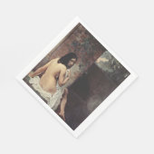 Rückansicht eines Bather (Francesco Hayez) Serviette (Ecke)