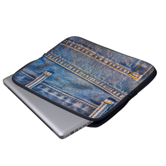 Rückansicht Laptopschutzhülle (Vorne Knopf)