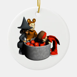 Ruckartig bewegen für Äpfel Keramikornament