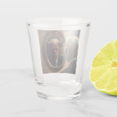 Rückbesinnung auf das Böse Schnapsglas (Rückseite)