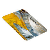 Rückbesinnung auf Herbst Wasserfälle Bond Falls Wa Magnet (Rechte Seite)