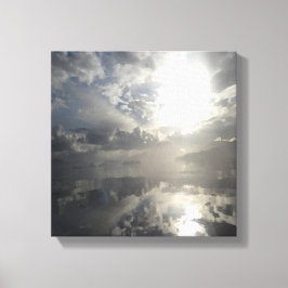 Rückbesinnung nach dem Sturm - Abstrakte Seascape Leinwanddruck