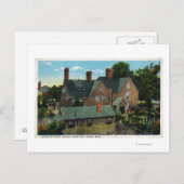 Rückblick auf das Haus der sieben Gabel Postkarte (Vorne/Hinten)