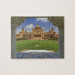 Rückblick auf das Umaid Bhawan Palace Hotel, Jodjp Puzzle