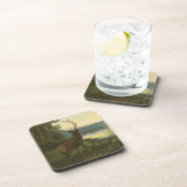 Rückblick auf den Elk Blick auf den See Getränkeuntersetzer (Rechte Seite)