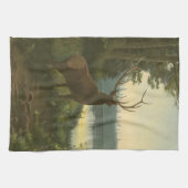 Rückblick auf den Elk Blick auf den See Handtuch (Horizontal)