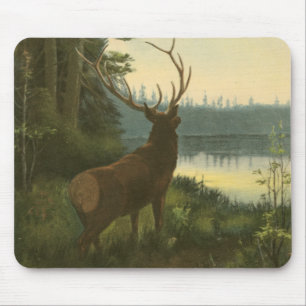 Rückblick auf den Elk Blick auf den See Mousepad