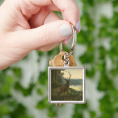 Rückblick auf den Elk Blick auf den See Schlüsselanhänger (Hand)