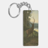 Rückblick auf den Elk Blick auf den See Schlüsselanhänger (Vorderseite links)