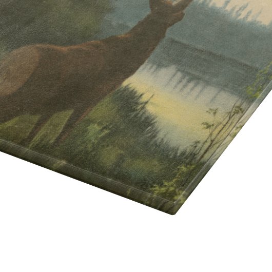 Rückblick auf den Elk Blick auf den See Schneidebrett (Ecke)