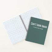 Rückblick auf Notebook Notizblock (Innenseite)