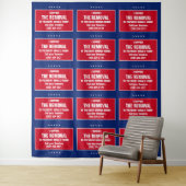 Rückblick für Präsident Trump Wandteppich (Beispiel)