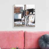 Rückblick Leinwanddruck (Insitu (Wohnzimmer))