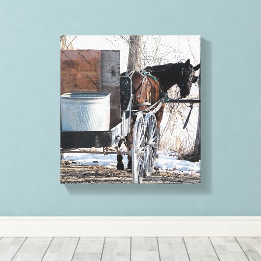 Rückblick Leinwanddruck (Insitu (Holzboden))