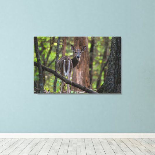 Rückblick schmerzhaft leinwanddruck (Insitu (Holzboden))