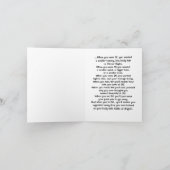 Rückblickend sollte man etwas über die Karte nachd (Innenseite)