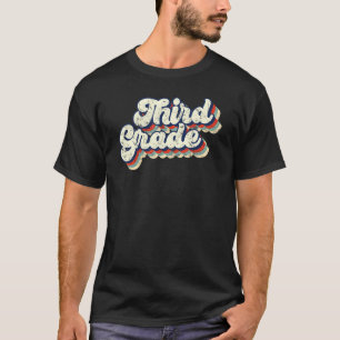 Rücken auf den dritten Schulabschluss der dritten T-Shirt