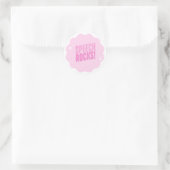 RÜCKEN! Aufkleber für Lehrer (Tasche)