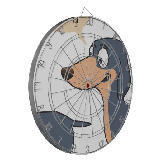 Rücken Dartscheibe (Vorderseite Links)