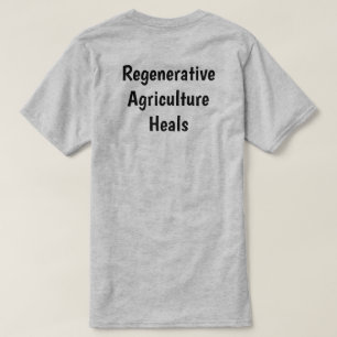 Rücken des grauen, regenerativen Ag-T - Shirt