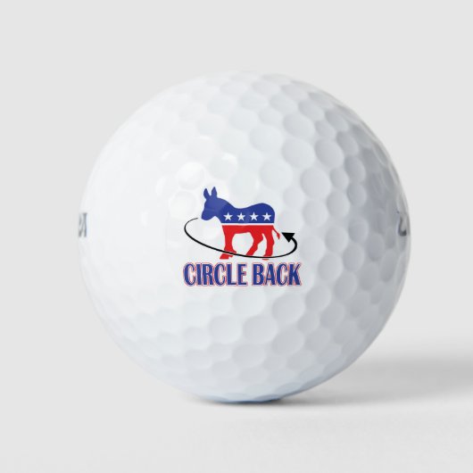 Rücken Golfball (Vorderseite)