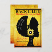Rücken-Hüftkarte und R&B Einladungskarte (Vorne/Hinten)