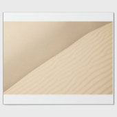 RÜCKEN IN DEN TROCKENEN SANDEN EINES WEISSEN LUFTW GESCHENKPAPIER (Flach)